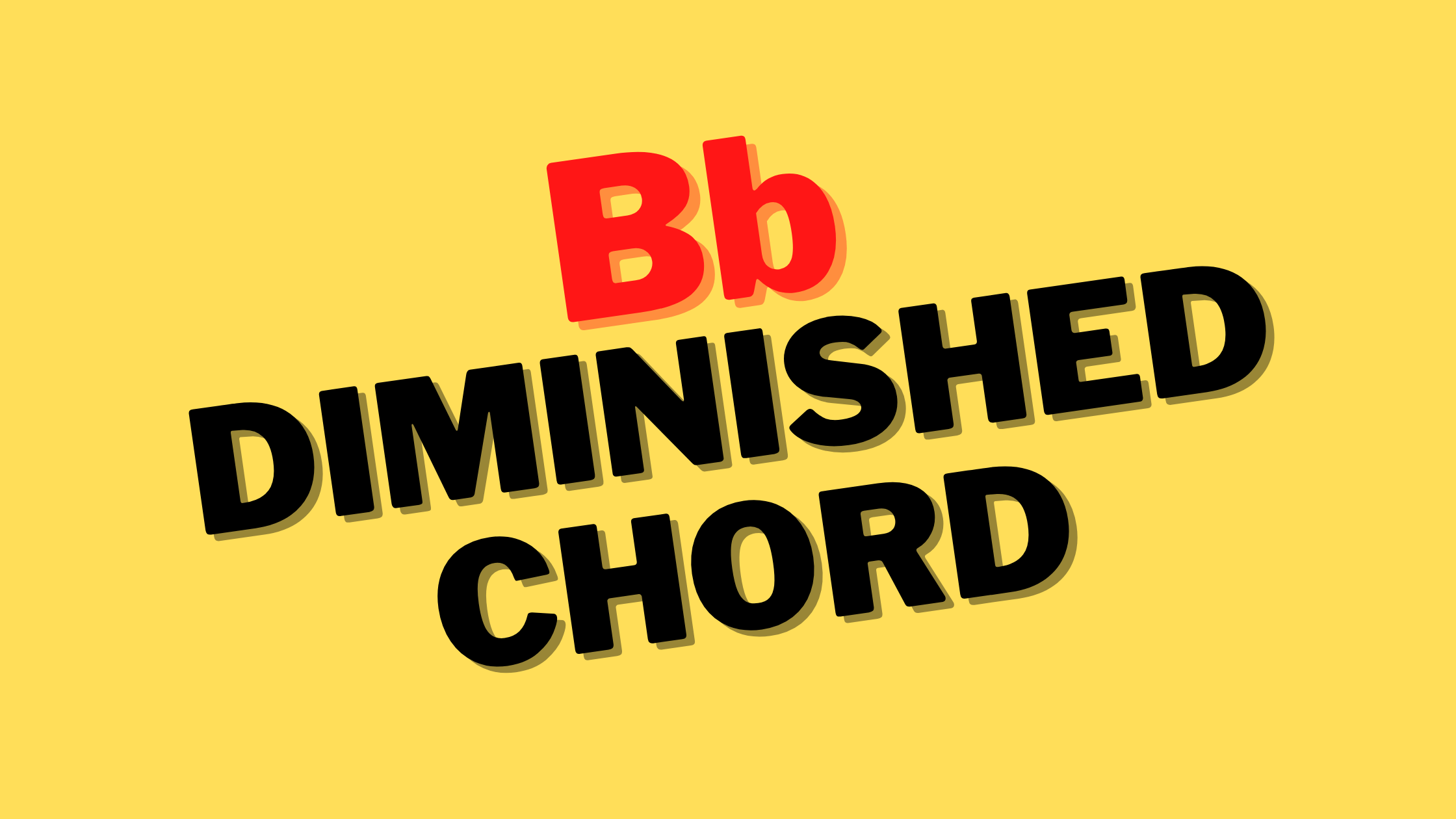 How To Practice the Bb Diminished Chord on the Piano