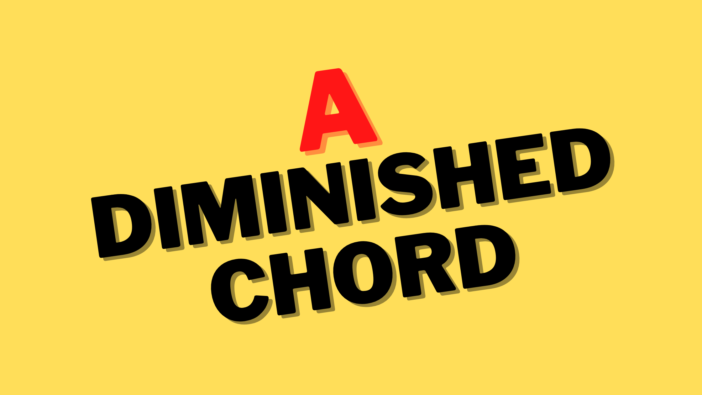 How To Practice the A diminished Chord on the Piano